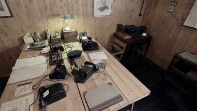This bunker was the center for
all the information coming in - Secret Nazi Ruins