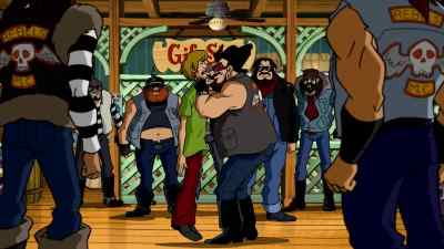 This can go two ways punk - Scooby Doo! Legend of the Phantosaur