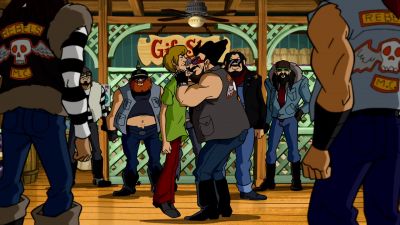 This can go two ways punk - Scooby Doo! Legend of the Phantosaur