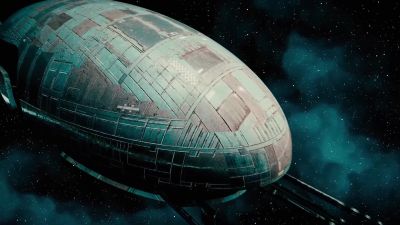 This is cargo transport vessel Egulon Nepsis - Robotica Destructiva