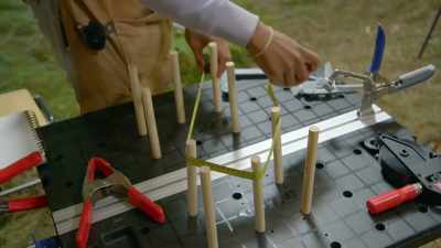This challenge is testing their
design skill and their ingenuity. - Handmade: Britain's Best Woodworker