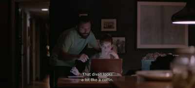 This couch
reminds me of a coffin. - The Pink Cloud