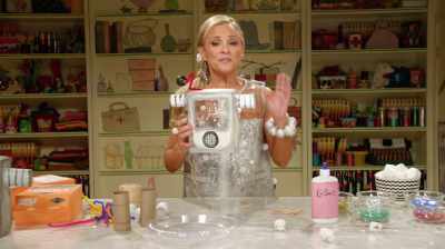 This craft will push any space
party into the stratosphere. - At Home with Amy Sedaris