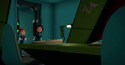 This is crazy, Carm.
Hacking a teacher's computer? - Spy Kids: Mission Critical
