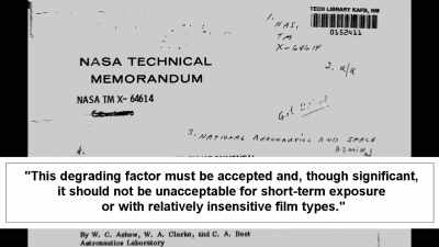 This destructive factor must be
accepted and, although it is significant, - American Moon