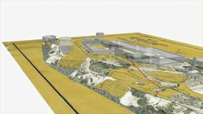 This digital model is
still a work in progress, - Secrets of the Underground