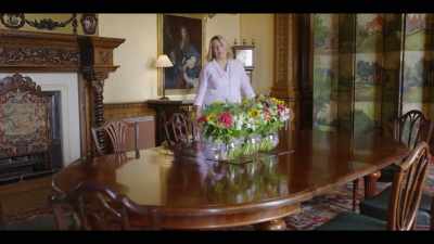This dining room must have welcomed royalty, - The History of Home Narrated by Nick Offerman