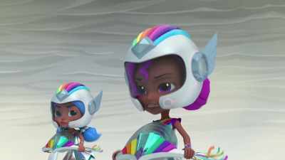 This dirty air is burning my eyes.
I can't see a thing. - Rainbow Rangers