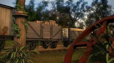 This doesn'’t look like
a goods yard. - Thomas & Friends: Journey Beyond Sodor