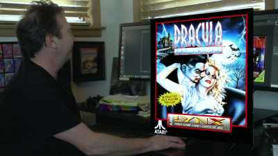 This "Dracula" piece, I don't know how well this is. - Video Game Box Art: The Stories Behind the Covers