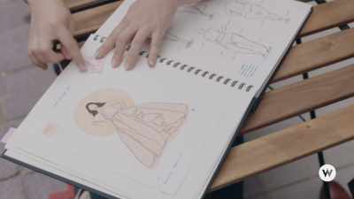This dress is all about fabric. - Romance in Style