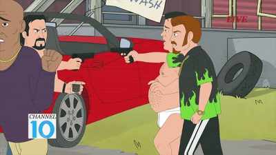 This is drinking water, you dummy,
not fuckin' salt water. - Trailer Park Boys: The Animated Series