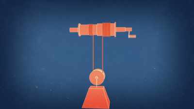 This early form of winch was designed to lift heavy weights. - Ancient Engineering