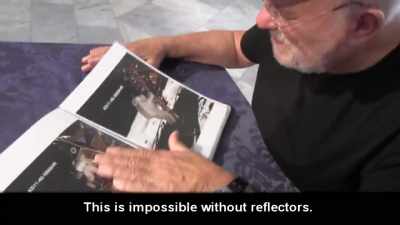 This effect is impossible
without reflectors. - American Moon