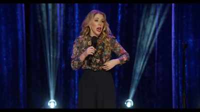 This elaborate fashion 
will be very confusing to a man." - Katherine Ryan: Glitter Room