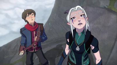 This is elven writing. - The Dragon Prince