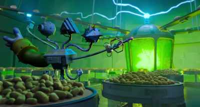 This entire battle station
is powered by… - Plankton: The Movie