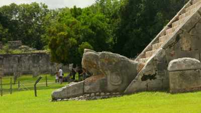 This entire region is riddled
with flooded underground caves, - Lost Treasures of the Maya
