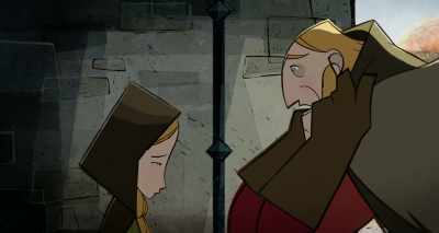 This evening, when I'm back,
you can help me make new arrows. - Wolfwalkers