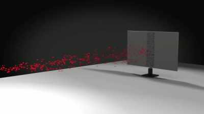 This experiment
demonstrates that a particle, - Superhuman: The Invisible Made Visible