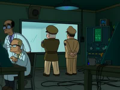 This experiment will determine what food, if any, the alien eats. - Futurama