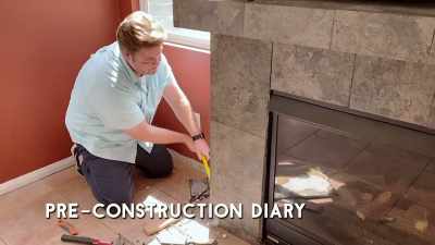 This fireplace
is something that has irked - Help! I Wrecked My House