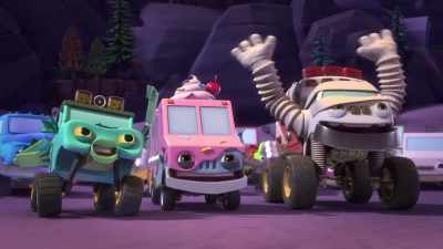 This first song is dedicated
to my new friends, - Mighty Monsterwheelies