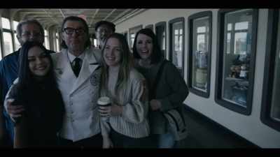 This your first time
with a captain?
(laughs) - Haunting of the Queen Mary