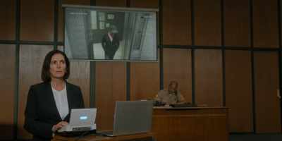 This footage is from 48 minutes earlier.
This is a service elevator. - The Lincoln Lawyer