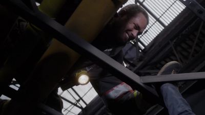 This foot's wedged in here good. - Chicago Fire