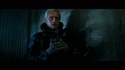 Proud of yourself little manThis is for zhora AhThis is for pris AhCome on deckardI'm right here but you've gotta shoot straightStraight doesn't seem to be good enoughNow it's my turnI'm gonna give you a few seconds before I come - Blade Runner