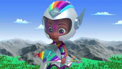 This forest is too splendiferously
green and beautiful! - Rainbow Rangers