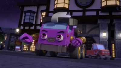 This giant meteor is bigger
than I can handle. - Mighty Monsterwheelies