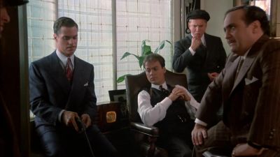 This goes through armor through the victim - Johnny Dangerously
