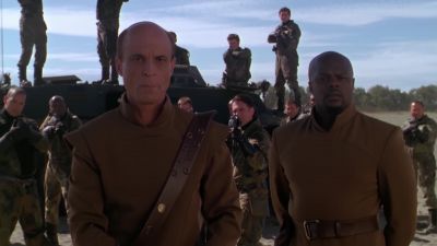 This has gone far enough.
Release these men. - Stargate SG-1