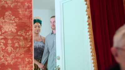 This is gonna be
a really big surprise for us. [chuckles] - How To Build a Sex Room