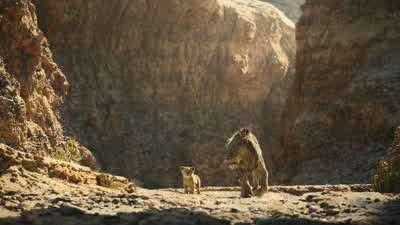 This gorge is where all lions come to find their roarAll lionsEven my dadEven Mufasa came here when he was your ageRefused to leaveuntil his roar could be heard above the rimAll the way up thereThat's when you know you've found itWith a little - The Lion King