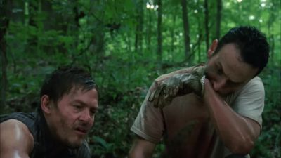This gross bastard had himself
a woodchuck for Iunch. - The Walking Dead