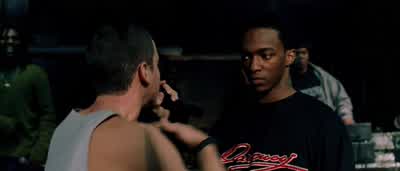 This guy's no motherfuckin' mcI know everything he's got to say against meI am white I am a fuckin' bumI do live in a trailer with my mommy boy future is an uncle TomI do got a dumb friend named cheddar Bobwho shoots himself in his leg with his own gunI - 8 Mile