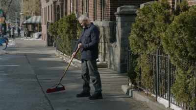 This guy's been sweeping
the same square of concrete - The Endgame