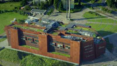 This history is now commemorated
with an enormous museum, - Europe From Above