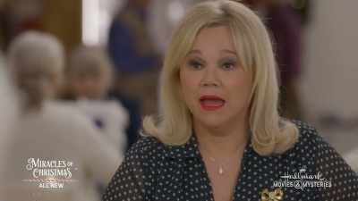 This holiday embroidery. - Debbie Macomber's A Mrs. Miracle Christmas