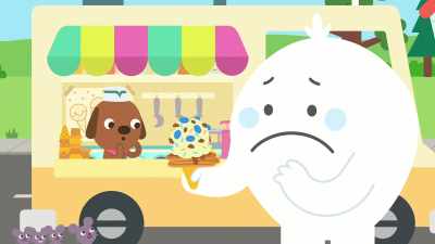 This ice cream has six brumble berries
instead of seven, - Sago Mini Friends