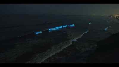 This incredible light
is called bioluminescence, - Our Oceans