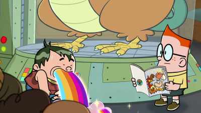 This insipid comic book suggests
eye contact will make you... - The Epic Tales of Captain Underpants