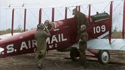 THIS IS 24-YEAR-OLD
CHARLES LINDBERGH IN 1926, - America in Color