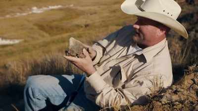 THIS IS A FREAKIN' NOSE HORN
FROM A TRICERATOPS. - Dino Hunters