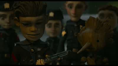 This is a real gun. - Guillermo del Toro's Pinocchio