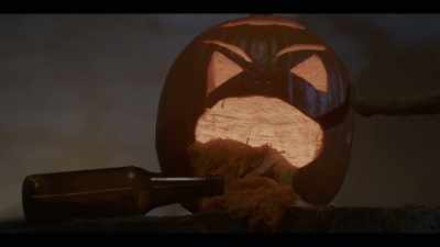 This is, this is
how we celebrate pumpkins. - Carved