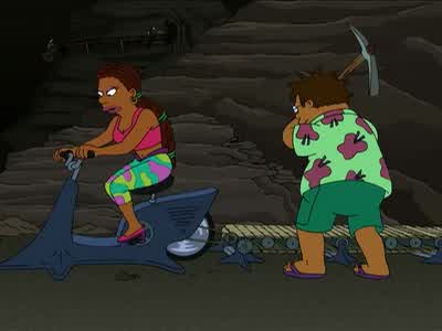 This is no spa, it's a labor camp. - Futurama